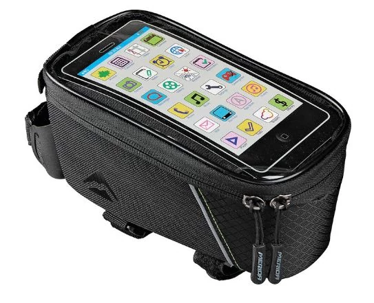 Merida Touchscreen XL felsőcső táska, 18x9x9,5 cm, 1,5L, fekete