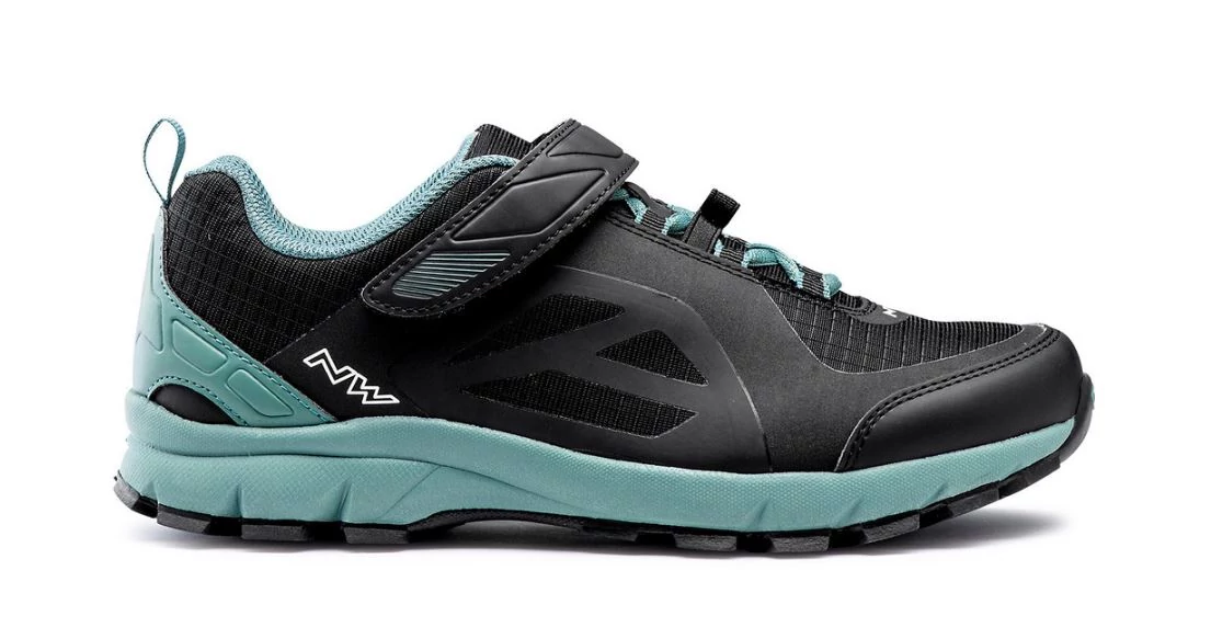 Northwave All Terrain Escape Evo kerékpáros SPD MTB cipő, fekete-zöld, 40-es
