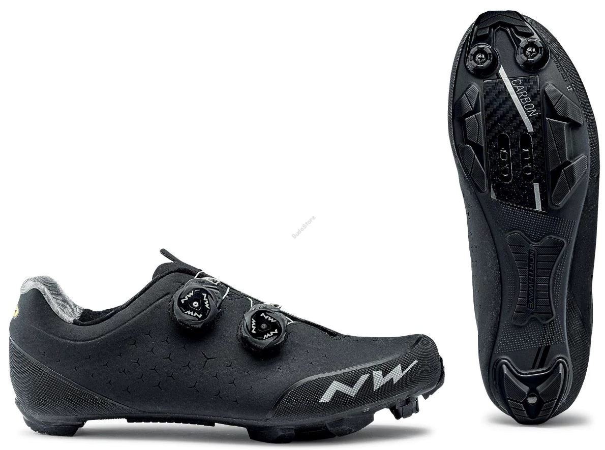 Northwave MTB Rebel 2 kerékpáros SPD cipő, fekete, 45,5-es
