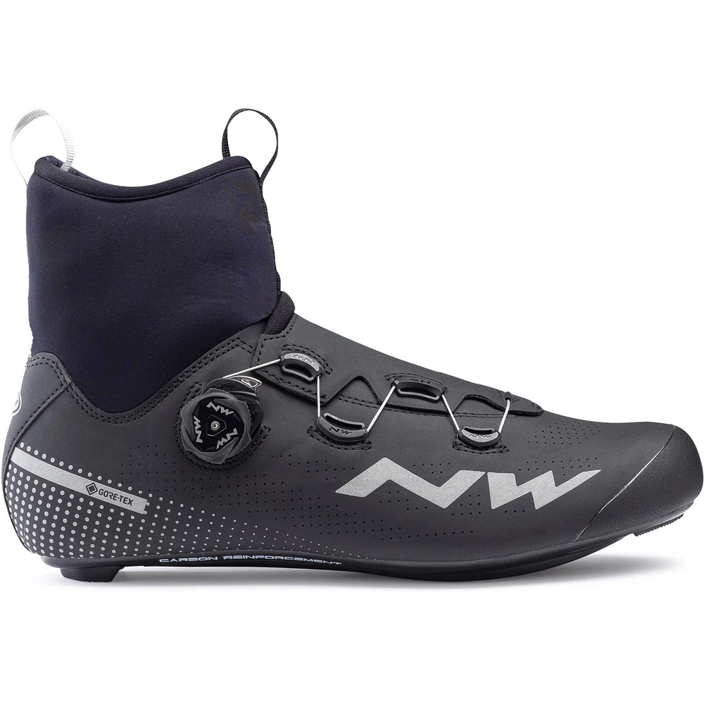Northwave Road Celsius R GTX kerékpáros téli cipő, SPD-SL, fekete, 40-es