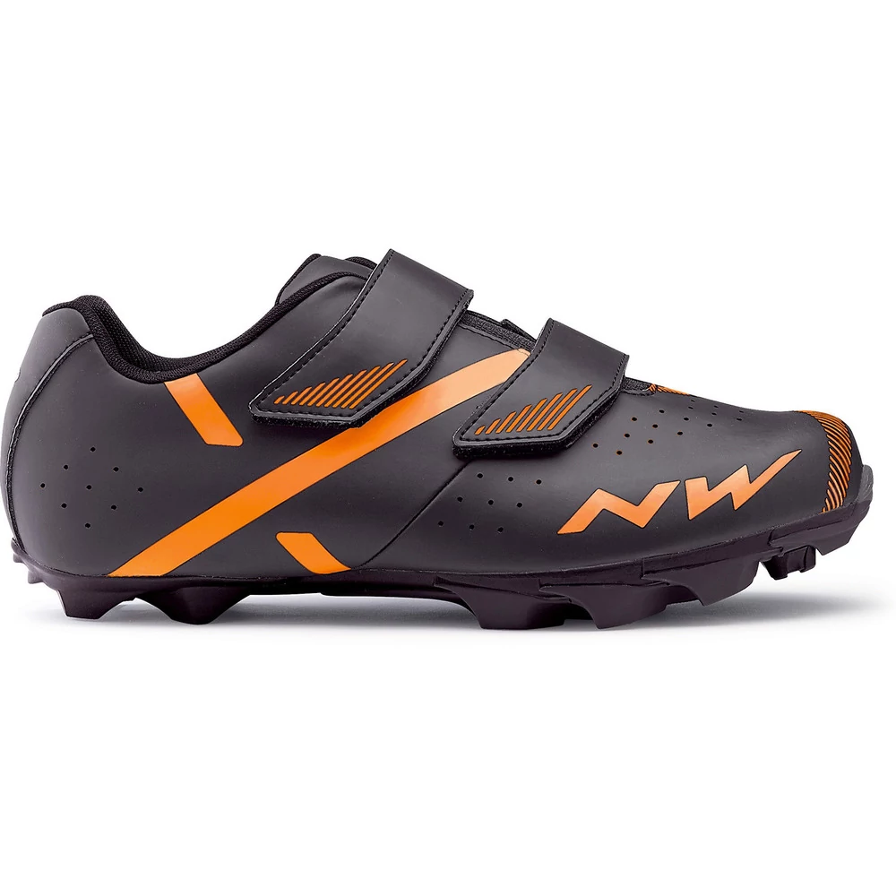 Northwave Spike 2 kerékpáros MTB SPD cipő, fekete-narancs, 43-as