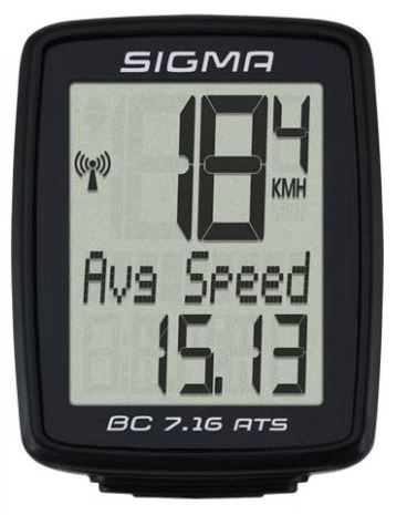 Sigma BC 7.16 ATS vezeték nélküli kerékpár komputer