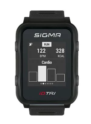 Sigma Sport iD.TRI sport karóra, GPS, pulzusmérés, fekete