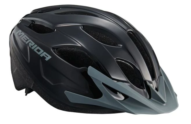 Merida One bukósisak, L-es méret (58-62 cm), fekete-szürke