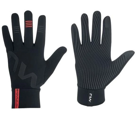 Northwave Active Contact hosszú ujjú téli kesztyű, fekete, M-es méret