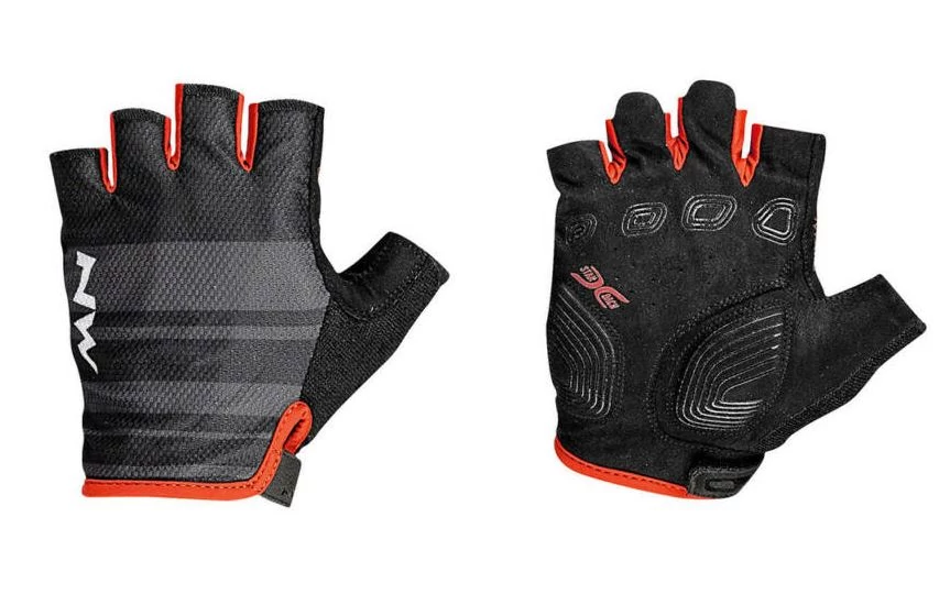 Northwave Active rövid ujjú kesztyű, fekete-narancs, XXL-es méret