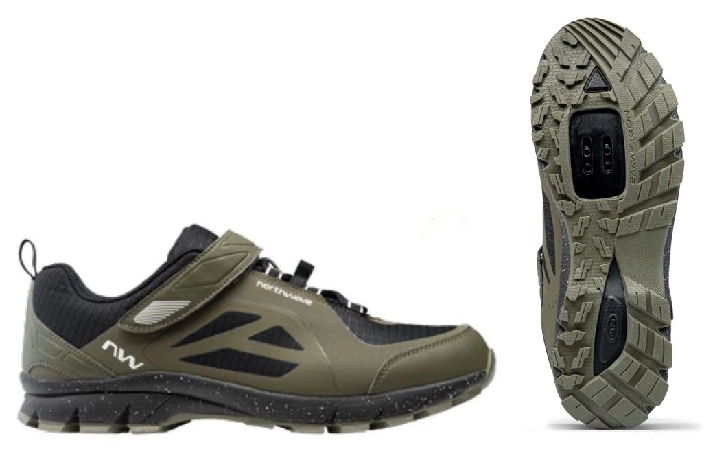 Northwave All Terrain Escape Evo kerékpáros SPD MTB cipő, zöld, 39-es