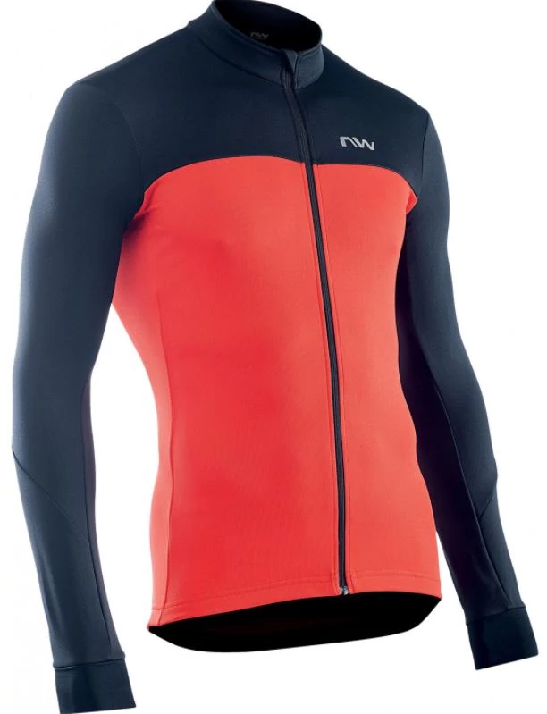 Northwave Force 2 férfi hosszú ujjú mez, piros-fekete, XXL-es méret