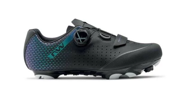 Northwave MTB Origin Plus 2 WMN kerékpáros SPD cipő, fekete-színváltós, 37-es