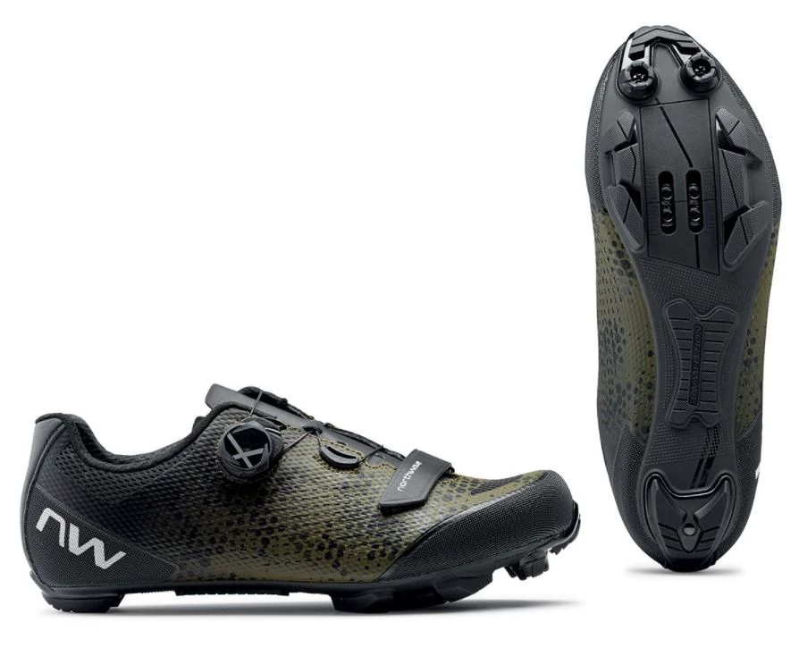Northwave MTB Razer 2 kerékpáros SPD cipő, zöld, 42-es