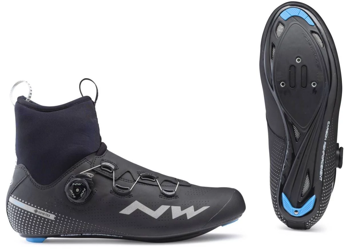 Northwave Road Celsius R Arctic GTX kerékpáros téli cipő, SPD-SL, fekete, 44-es
