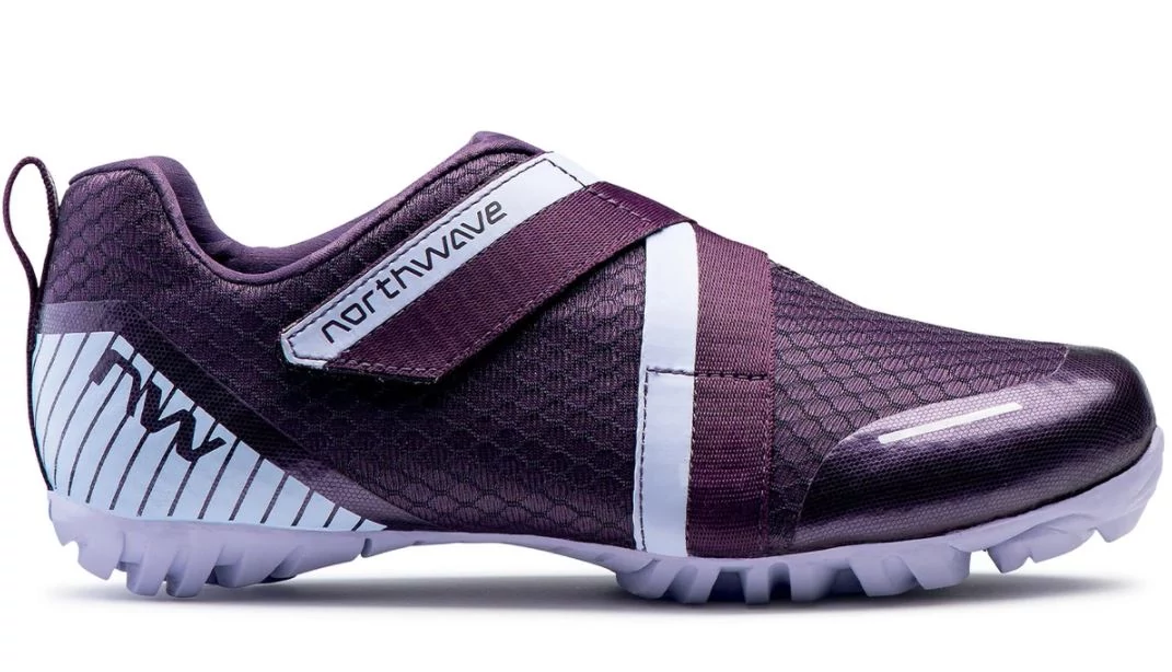 Northwave Trekking Active kerékpáros SPD spinning cipő, lila, 36-os
