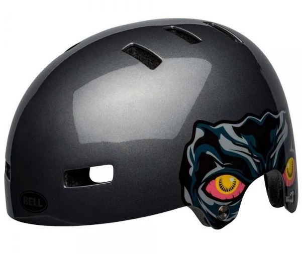 Bell Local BMX/dirt bukósisak, M-es (55-59 cm), szürke