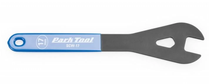 Parktool SCW-17 kónuszkulcs, 17 mm, gumírozott karral, kék