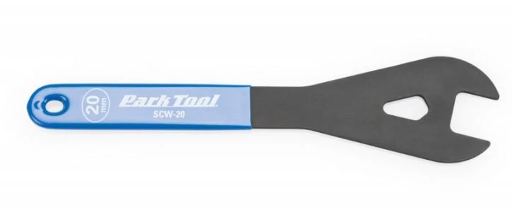 Parktool SCW-20 kónuszkulcs, 20 mm, gumírozott karral, kék