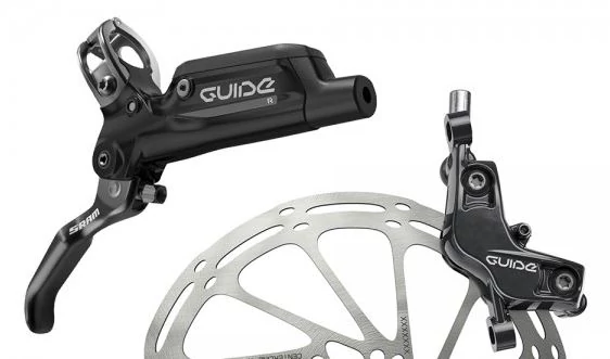 Sram Guide R hidraulikus tárcsafék, fekete, hátsó, féktárcsa nélkül
