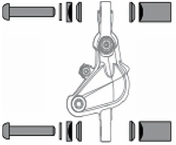 Avid tárcsafék adapter hátsó PM-PM160