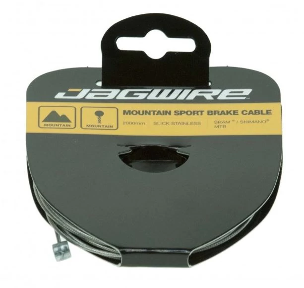 Jagwire 94SS2000 Mountain Sport MTB-trekking fékbowden-szál, rozsdamentes, köszörült, 2000 x 1,5 mm