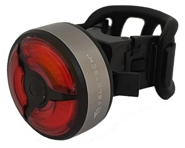 Velotech Pro Disc 30 CHIP LED-es USB-ről tölthető hátsó lámpa nyeregcsőre