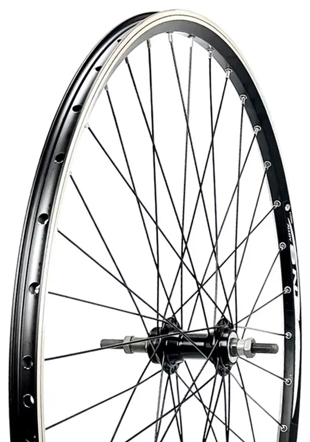 SNM-Assess 26-os (559mm) MTB hátsó kerék, csavaros tengellyel, menetes racsnihoz, fekete