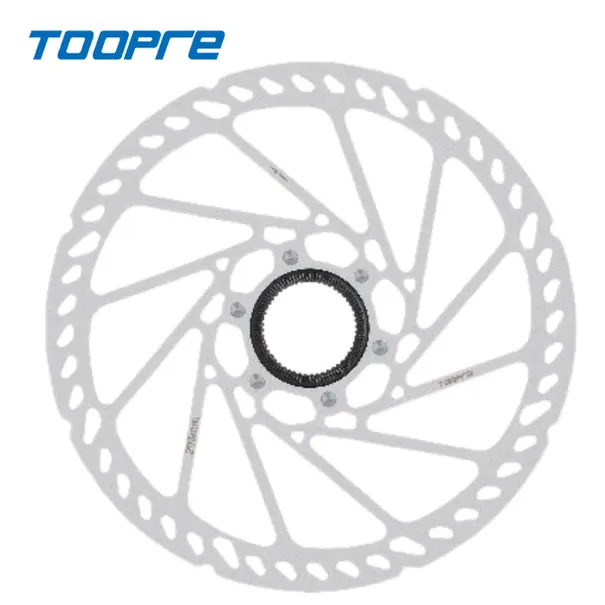 Toopre féktárcsa, Centerlock, 203 mm, rögzítő gyűrűvel, átütőtengelyes agyakhoz