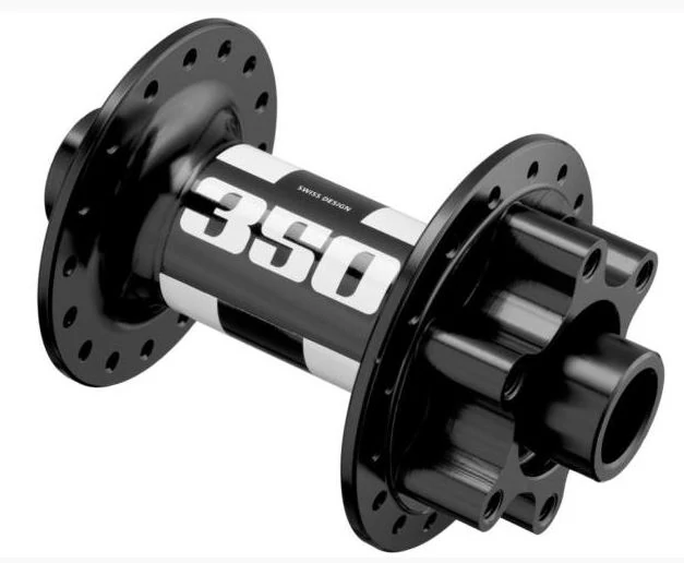 DT Swiss 350 első agy, 32H, tárcsafékes (6 csavaros), átütőtengelyes (15x100 mm), fekete