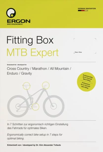 Ergon Fitting Box MTB Export kerékpár beállítási segédlet