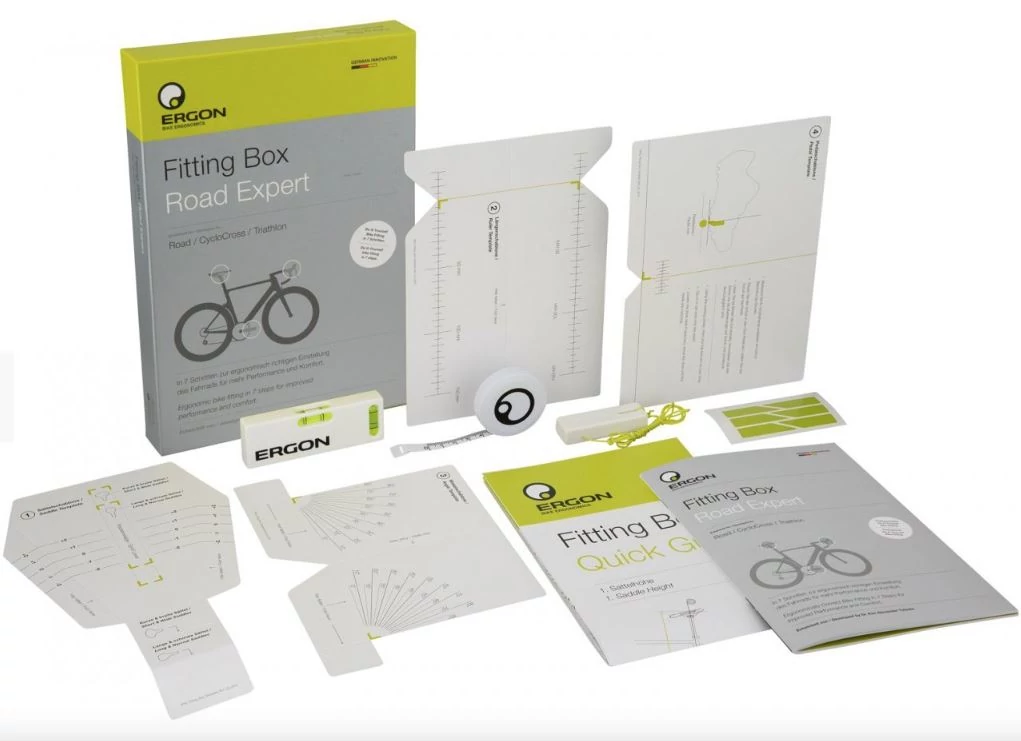 Ergon Fitting Box Road Export kerékpár beállítási segédlet