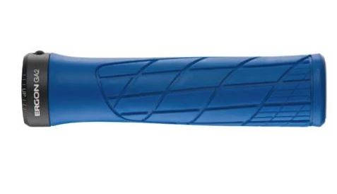 Ergon GA2 2020 ergonómikus bilincses MTB markolat, 130 mm, kék, fekete bilinccsel