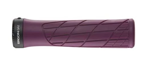 Ergon GA2 2020 ergonómikus bilincses MTB markolat, 130 mm, sötét lila, fekete bilinccsel