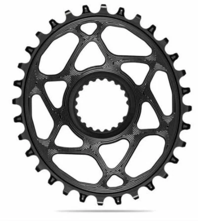 absolute BLACK MTB OVAL első lánckerék 32T, Shimano XT-XTR DM, 1x9-12s, narrow-wide, alumínium, fekete