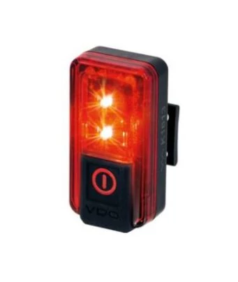 VDO M60 Eco Light USB-ről tölthető hátsó lámpa, féklámpa funkcióval, fekete
