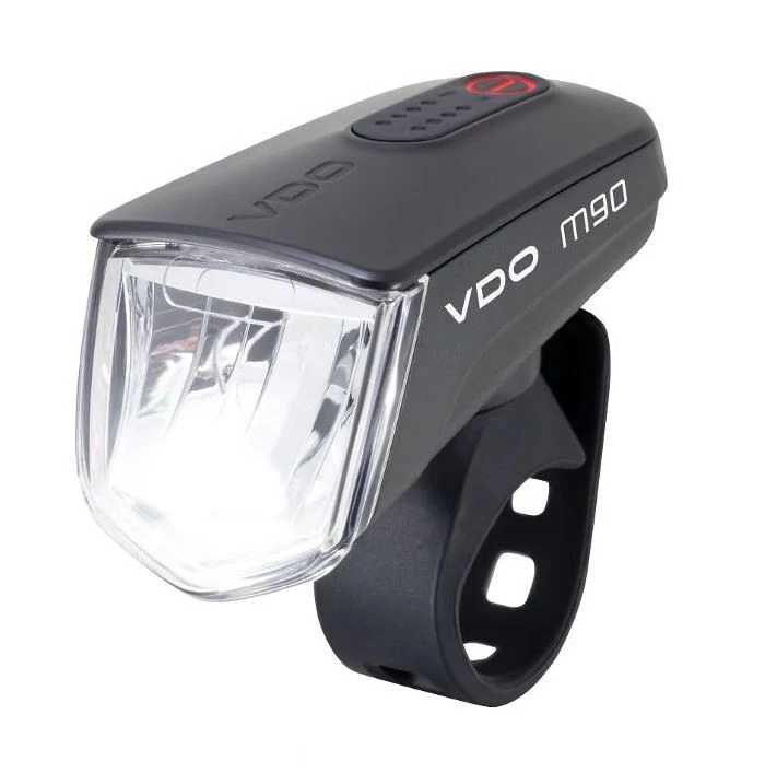 VDO M90 Eco Light USB-ről első lámpa, fekete
