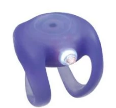 Knog Frog KLM06-05 szilokonos villogó, csak hátsó, 1 LED, jégkék