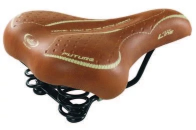 Monte Grappa 1900 Future Lady női komfort nyereg, 250x190 mm, 536g, barna