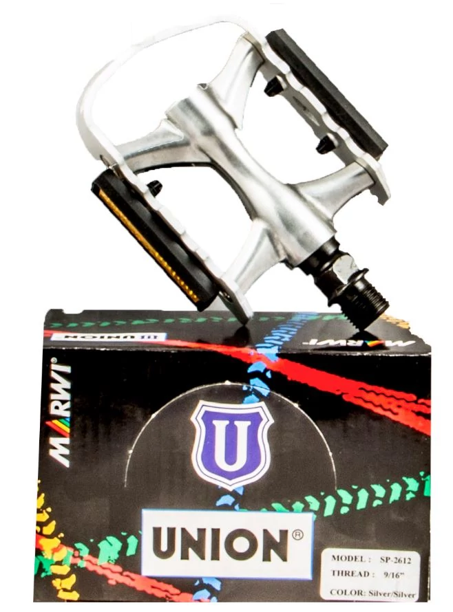 Union SP-2612 alu keretes alumínium pedál, ezüst