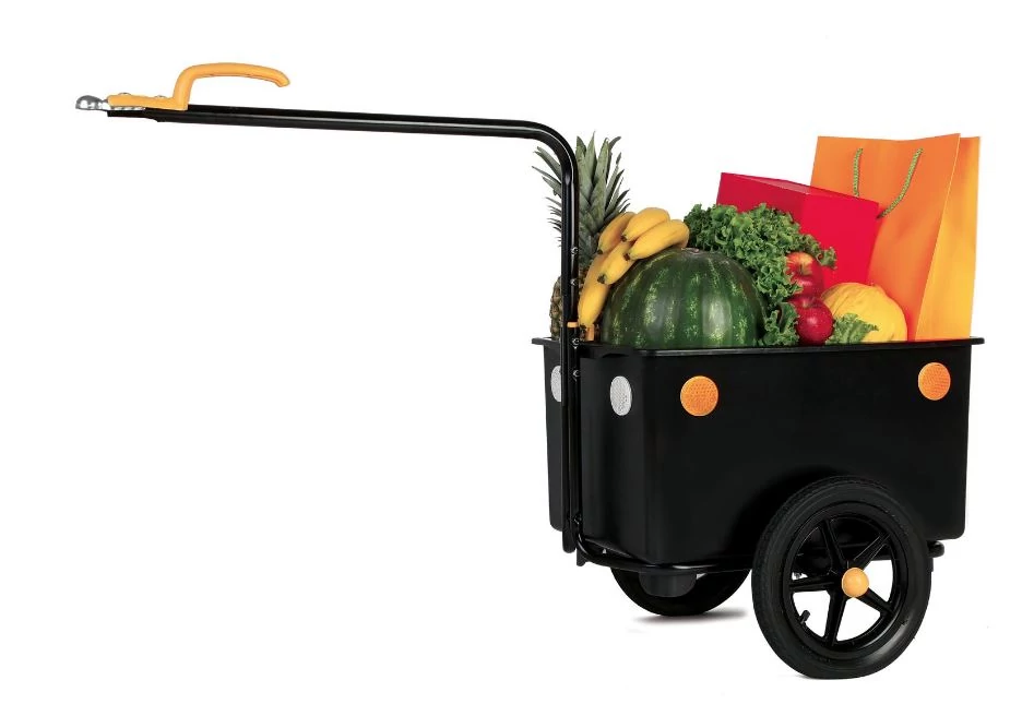 Bellelli Eco Trailer Maxi áruszállító utánfutó, 60L, fekete