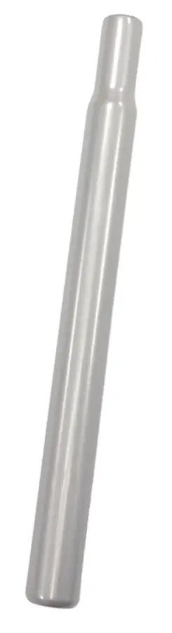 Csepel fej nélküli acél nyeregcső, 25,4 x 300 mm, ezüst színű