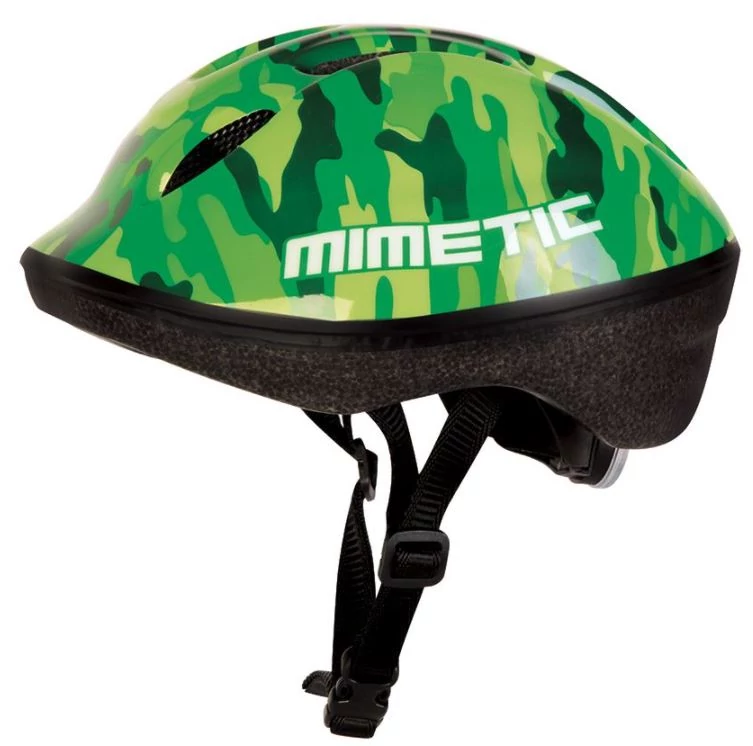 Bellelli Mimetic gyerek bukósisak, 50-56 cm, LED világítással, zöld