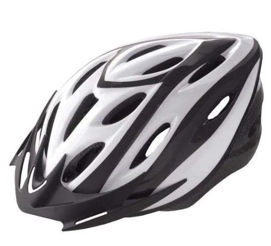 BTA Rider unisex bukósisak, L-es (58-61 cm), fehér-fekete