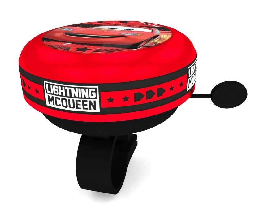 Csepel Disney Cars gyerek csengő, verdák, piros-fekete
