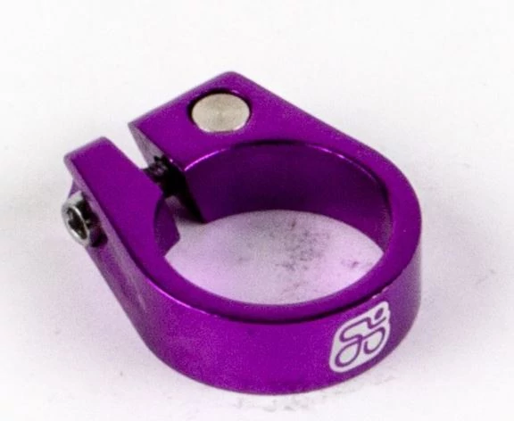 Csepel Wak csavaros nyeregcső bilincs, 31,8 mm, lila