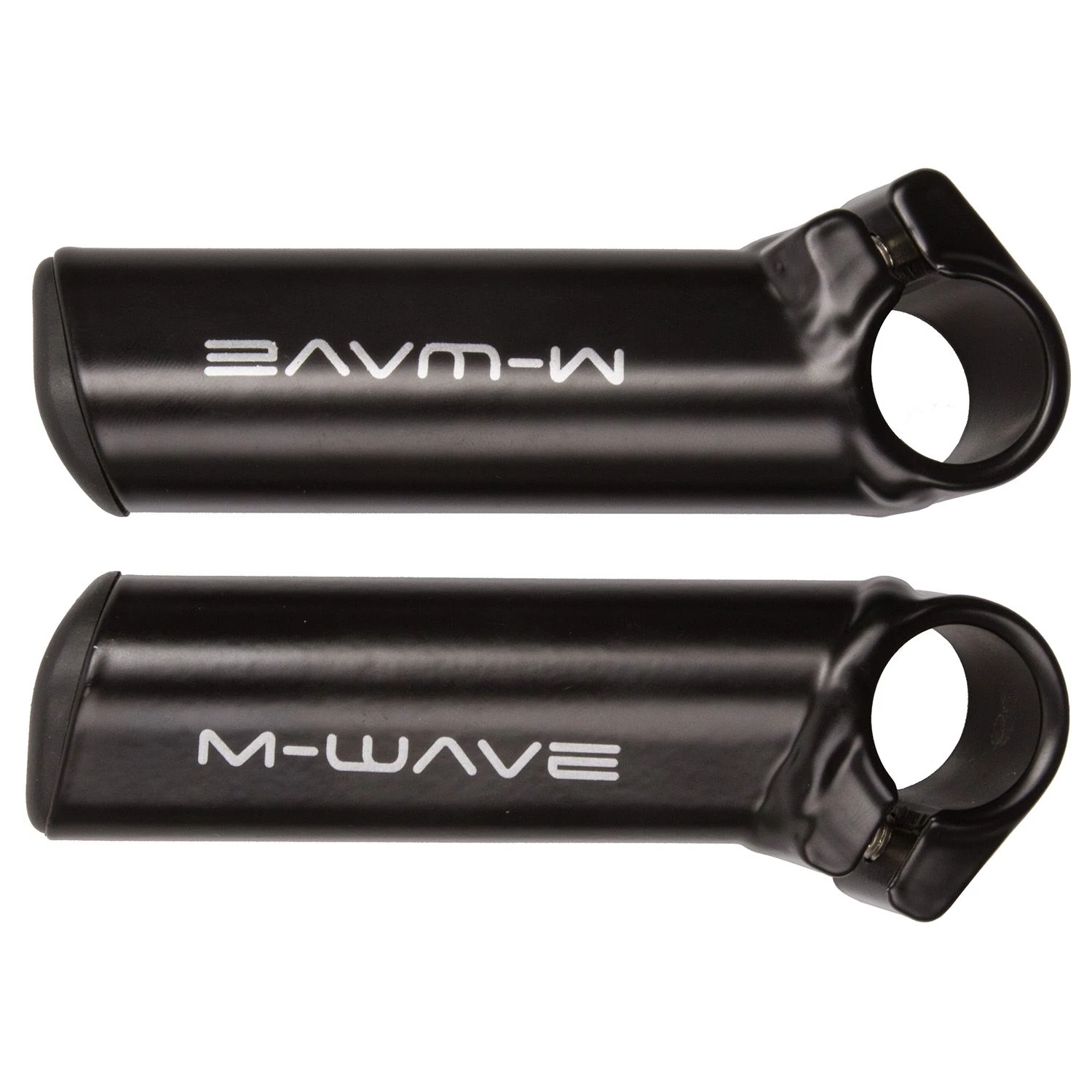 M-Wave alumínium kormányszarv, 110 mm, ovális, rövid, fekete