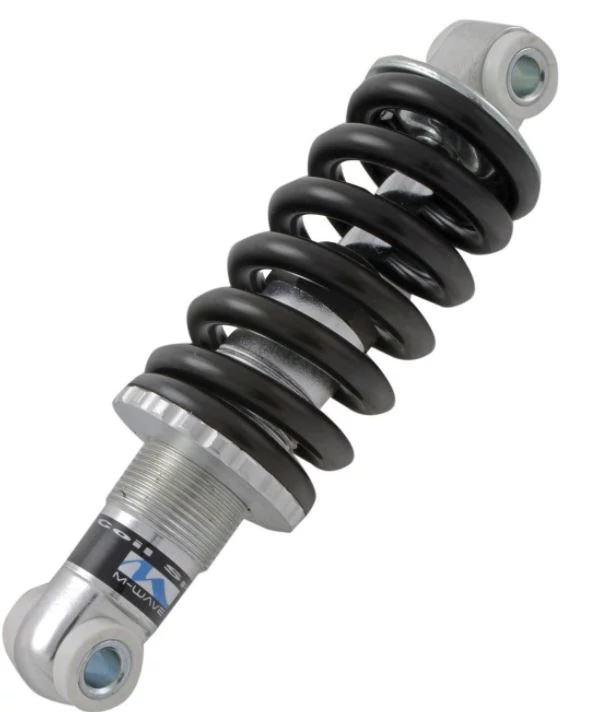 M-Wave rugóstag, 150/34 mm, fekete-ezüst