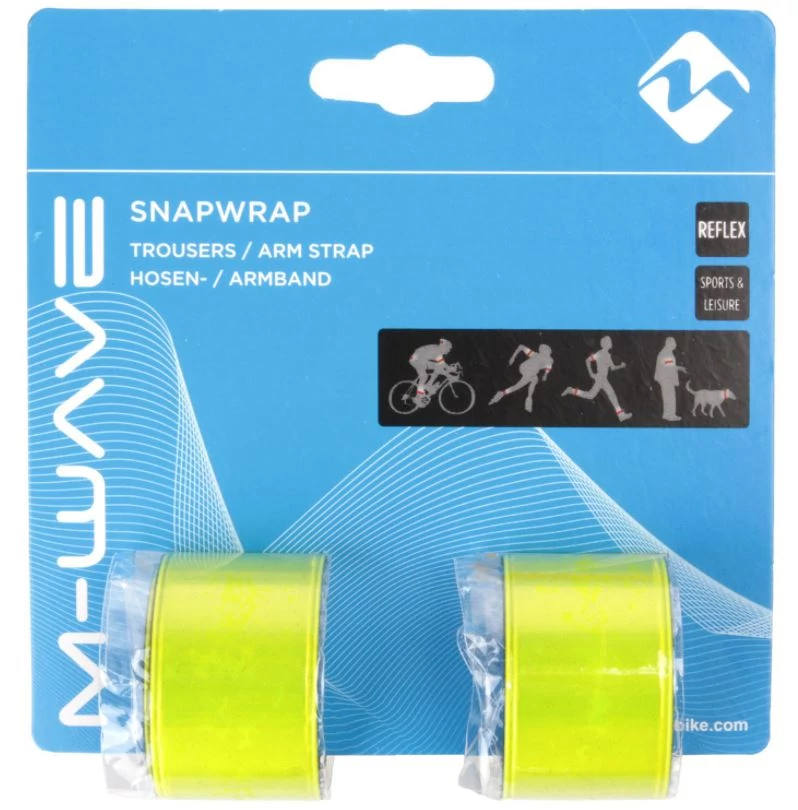 M-Wave SnapWrap láthatósági rugós fényvisszaverő pánt 340 x 30 mm, párban