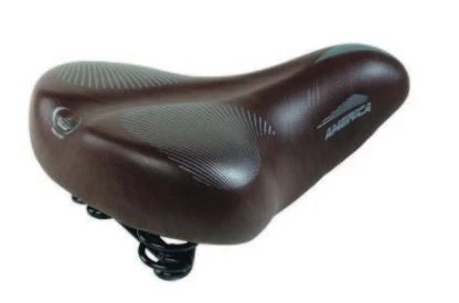 Monte Grappa 061 America városi komfort nyereg, 255x210 mm, 1390g, barna