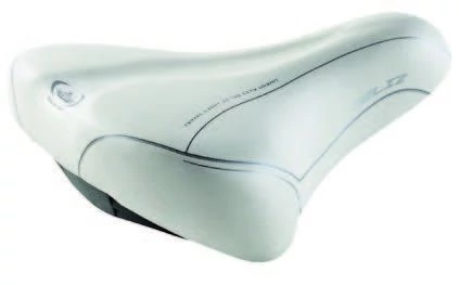 Monte Grappa 1610 Feliz városi komfort nyereg, 260x210 mm, 380g, fehér