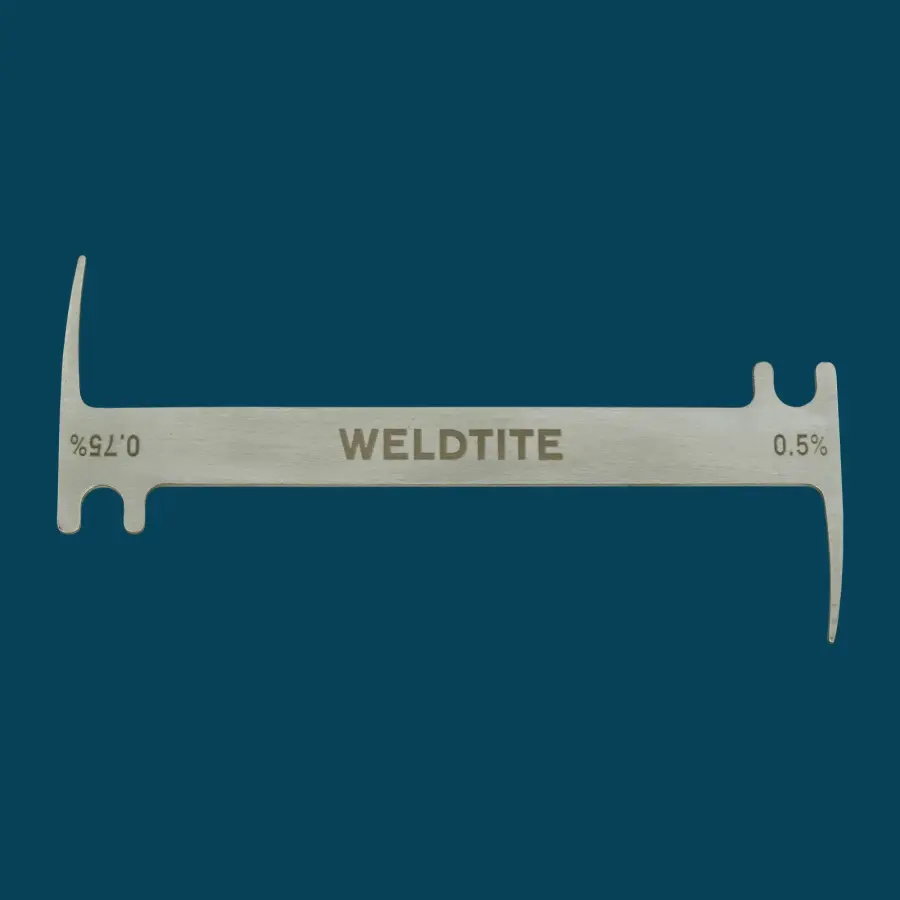 Weldtite Cyclo 07902W láncnyúlás mérő, acél, ezüst színű