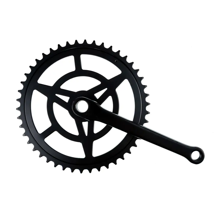 Csepel FL-005 ékes single speed hajtómű, acél, 46T, 170 mm, fekete
