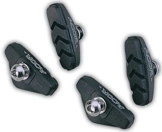 Acor ABS208 országúti Shimano fékpofa, 50 mm, 2 pár, fekete